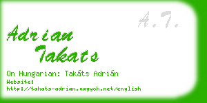 adrian takats business card